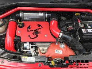 FIAT 500 Turbo Thermal Blanket - 1.4L Multi Air Turbo - Red Silicone/ Fiberglass 